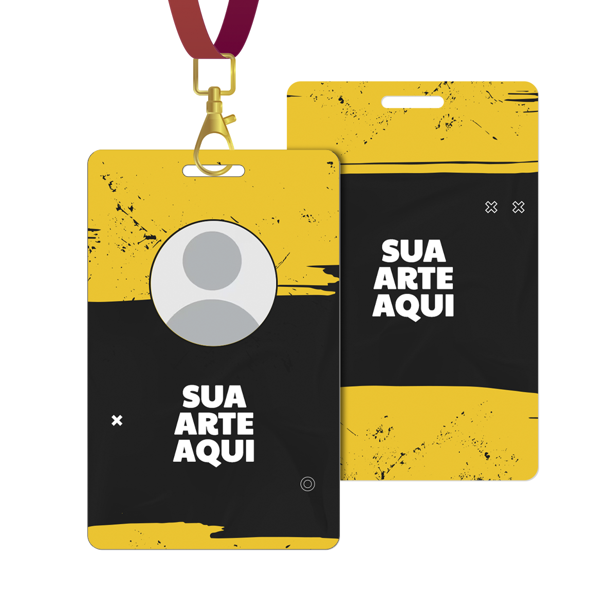 Crie Seu Crachá Em PVC Personalizado Com Impressão Digital Crie Seu Crachá Em PVC Personalizado Com Impressão Digital
